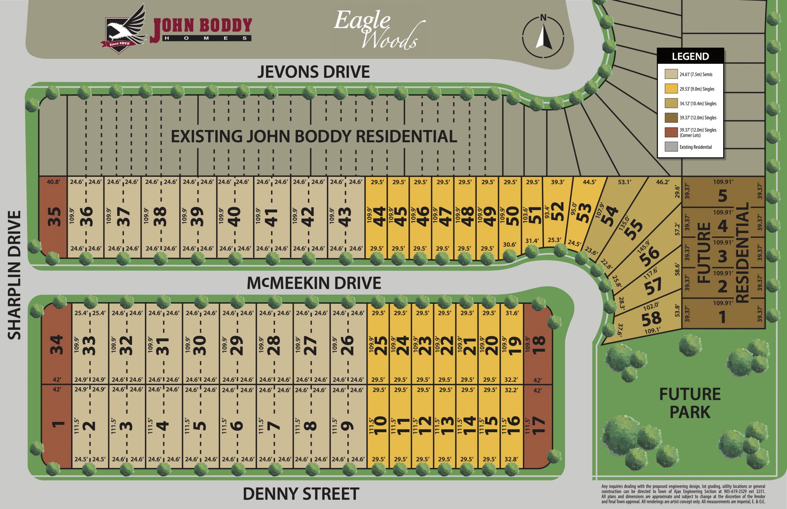 Eagle Woods Final Phase Site Map
